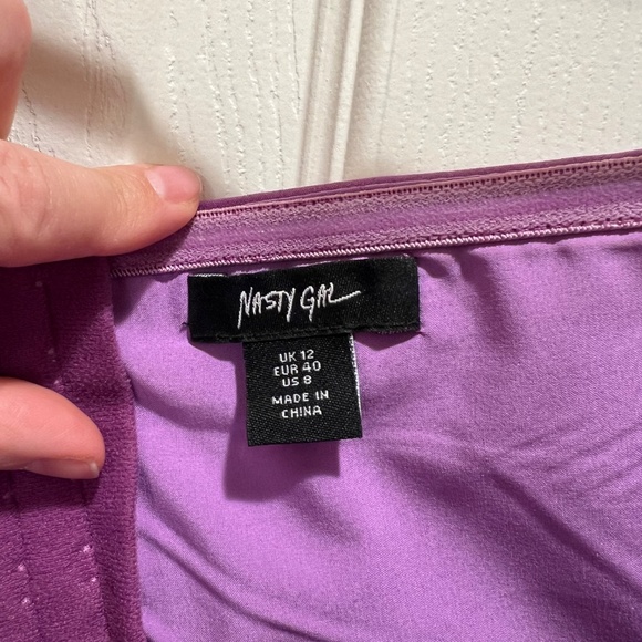 Nasty Gal Feather Bandeau Crop - Picture 3 of 5